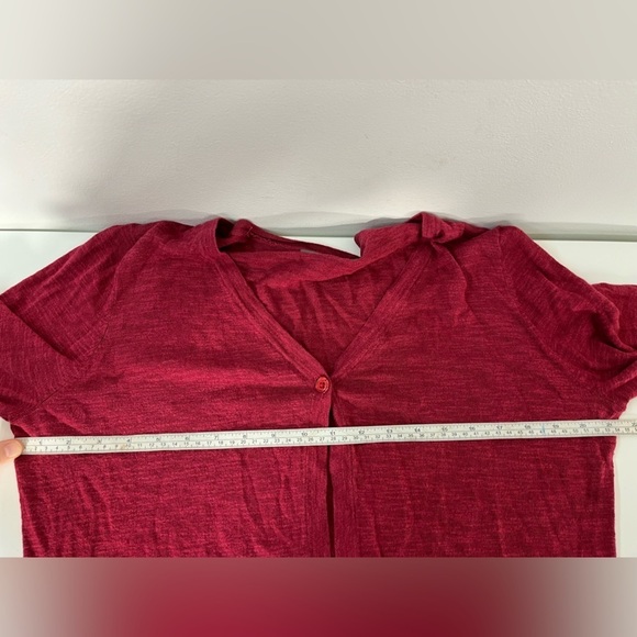 Eric Alexandre Womens Size Large Linen Blend One Button Cardigan Lightweight - Picture 4 of 7